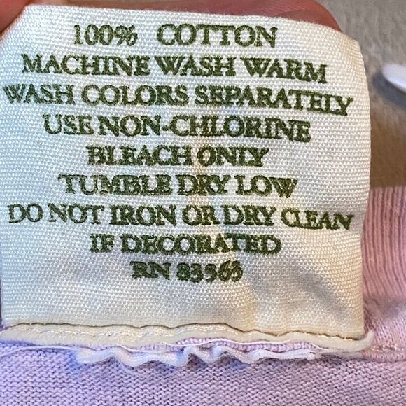 90s Ducks Unlimited Cat Bird Garden Tee M Ferragamo Graphic Lavender Cotton - Picture 7 of 10